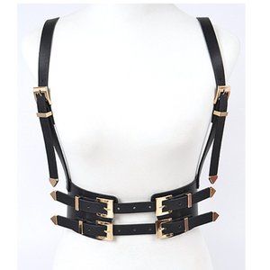 BNWT Plus Size Corset Harness Elastic Stretch Belt